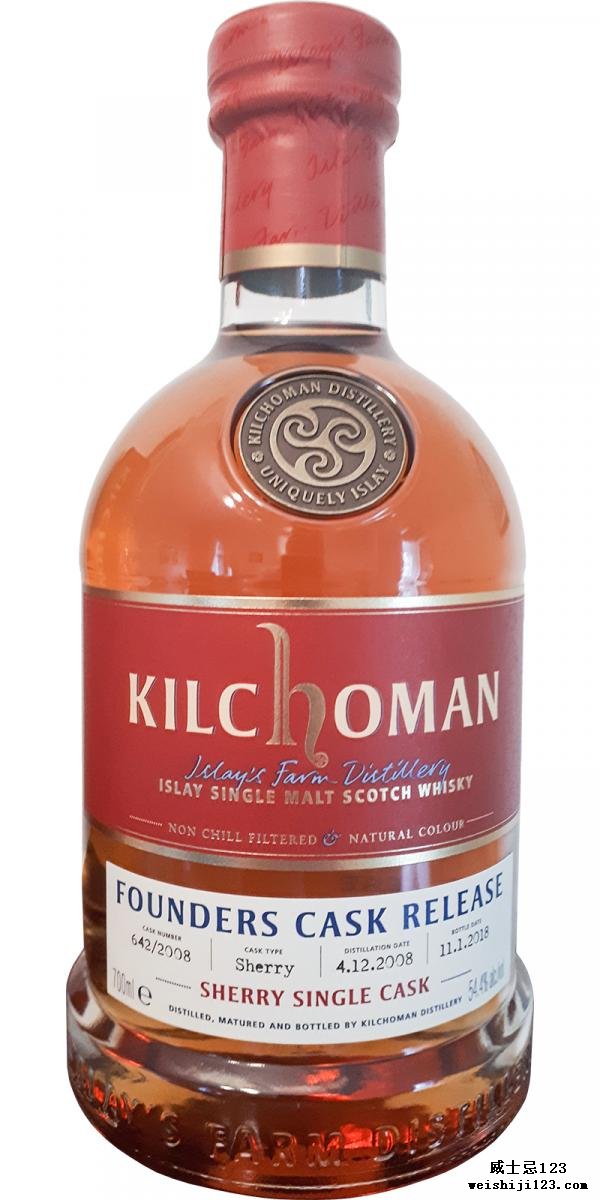 Kilchoman Founders Cask