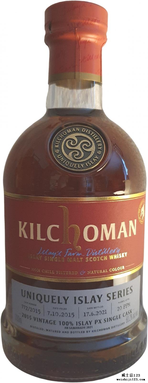 Kilchoman 2015 100% Islay