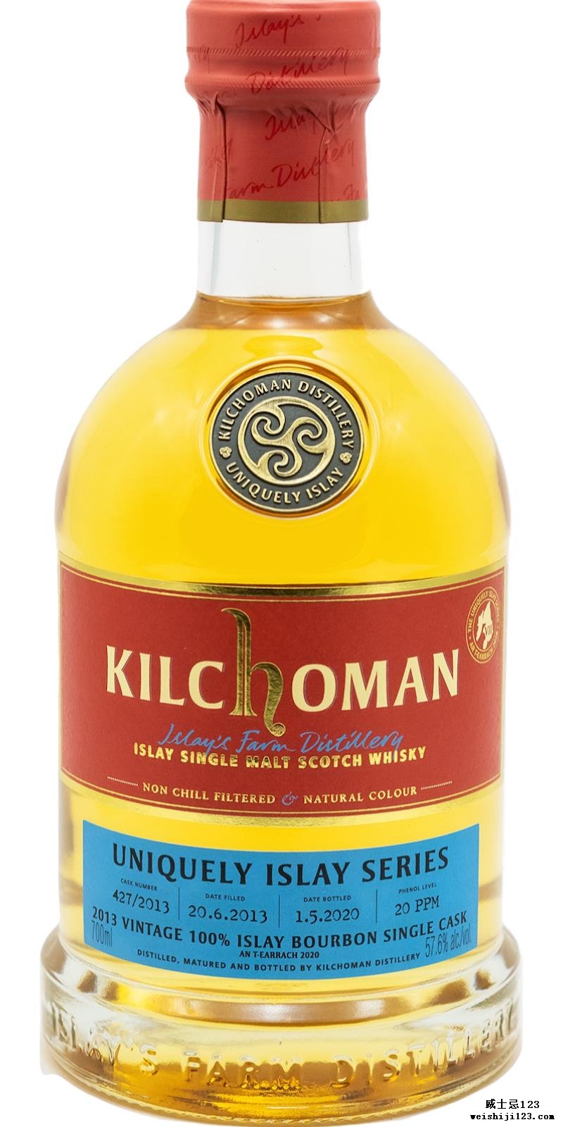 Kilchoman 2013 100% Islay