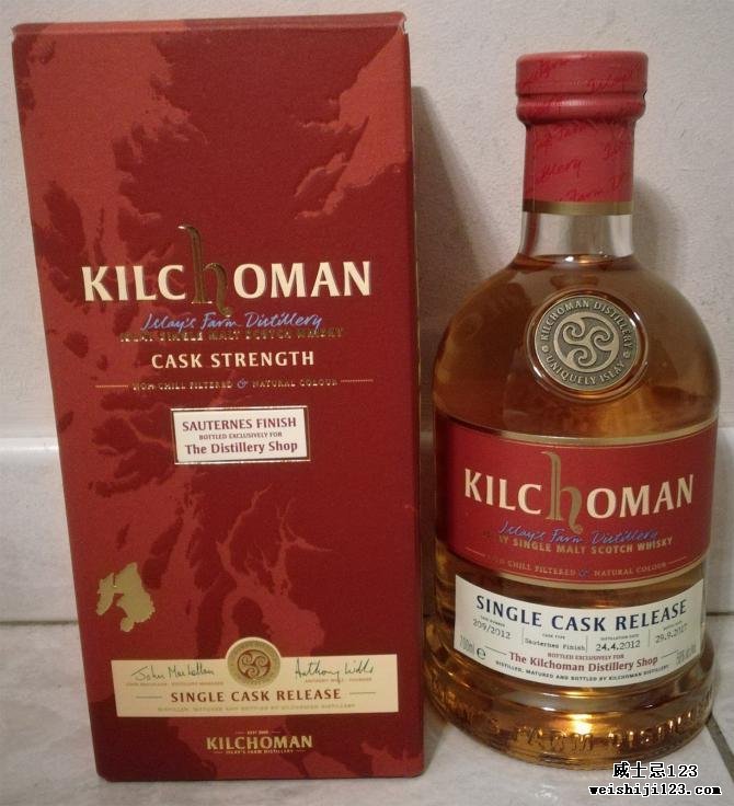 Kilchoman 2012 Single Cask Release