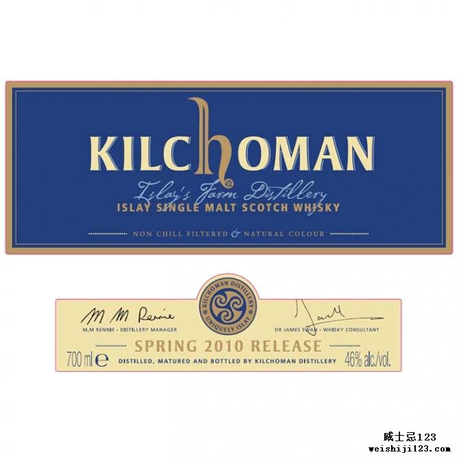 Kilchoman 2010 Spring Release