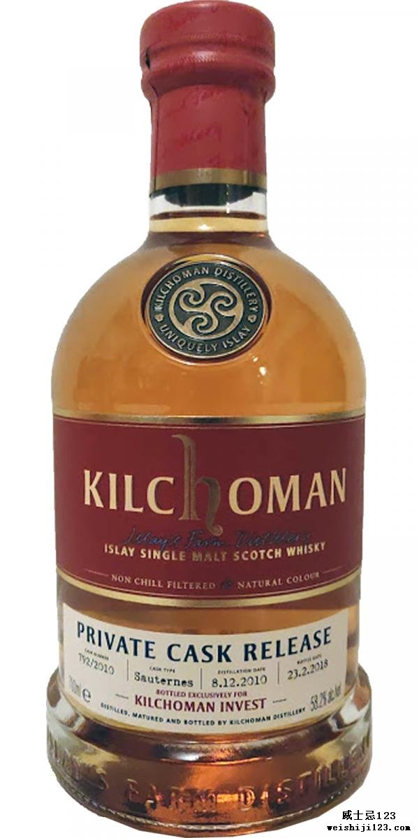 Kilchoman 2010 - Invest