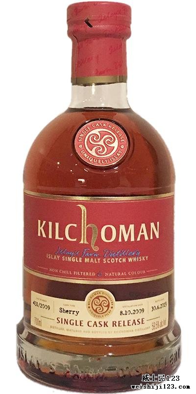 Kilchoman 2009 Single Cask