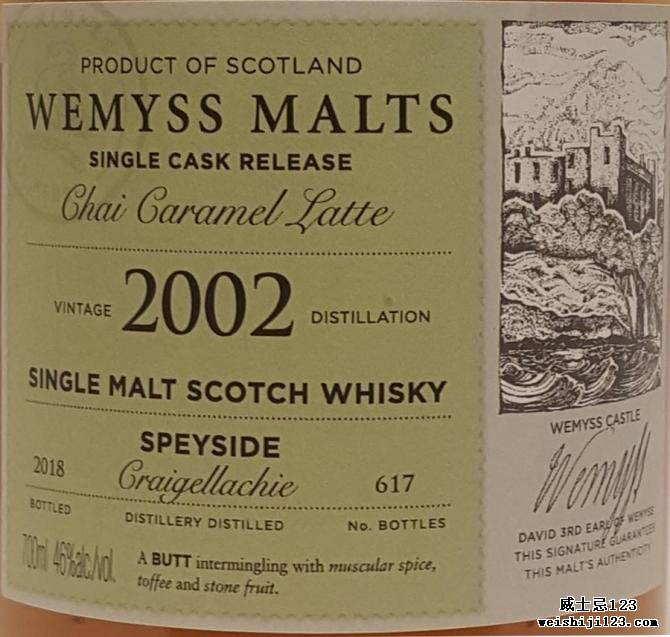 Craigellachie 2002 Wy