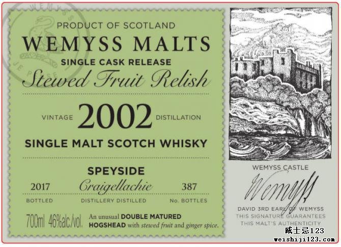 Craigellachie 2002 Wy