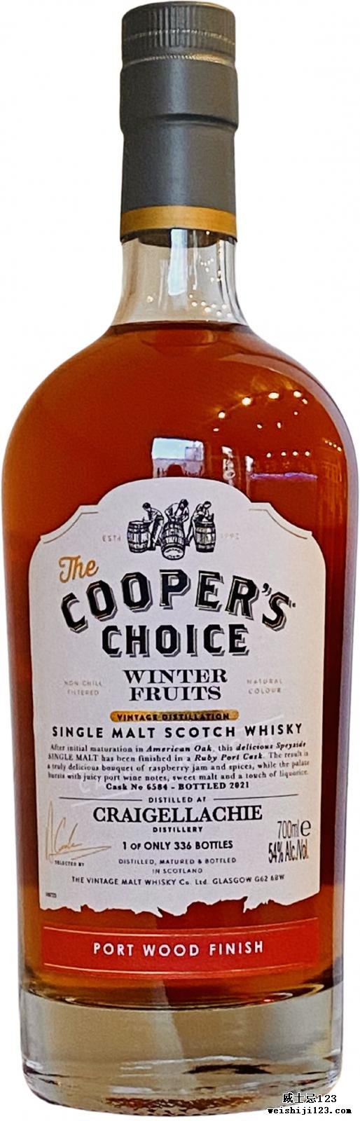 Craigellachie Winter Fruits VM