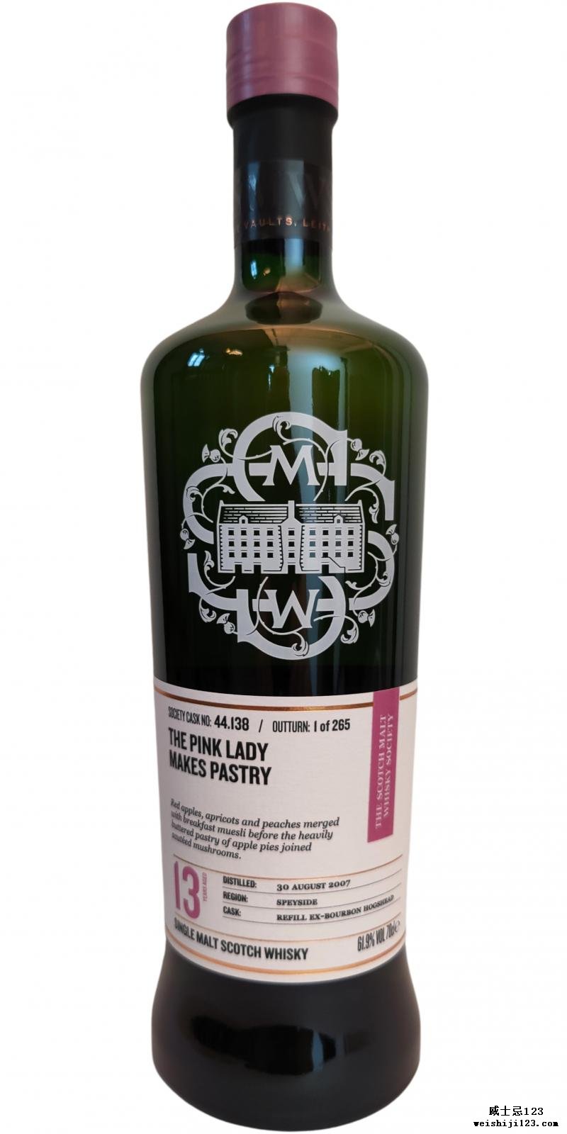 Craigellachie 2007 SMWS 44.138