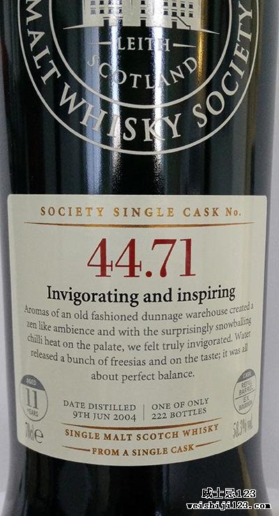 Craigellachie 2004 SMWS 44.71