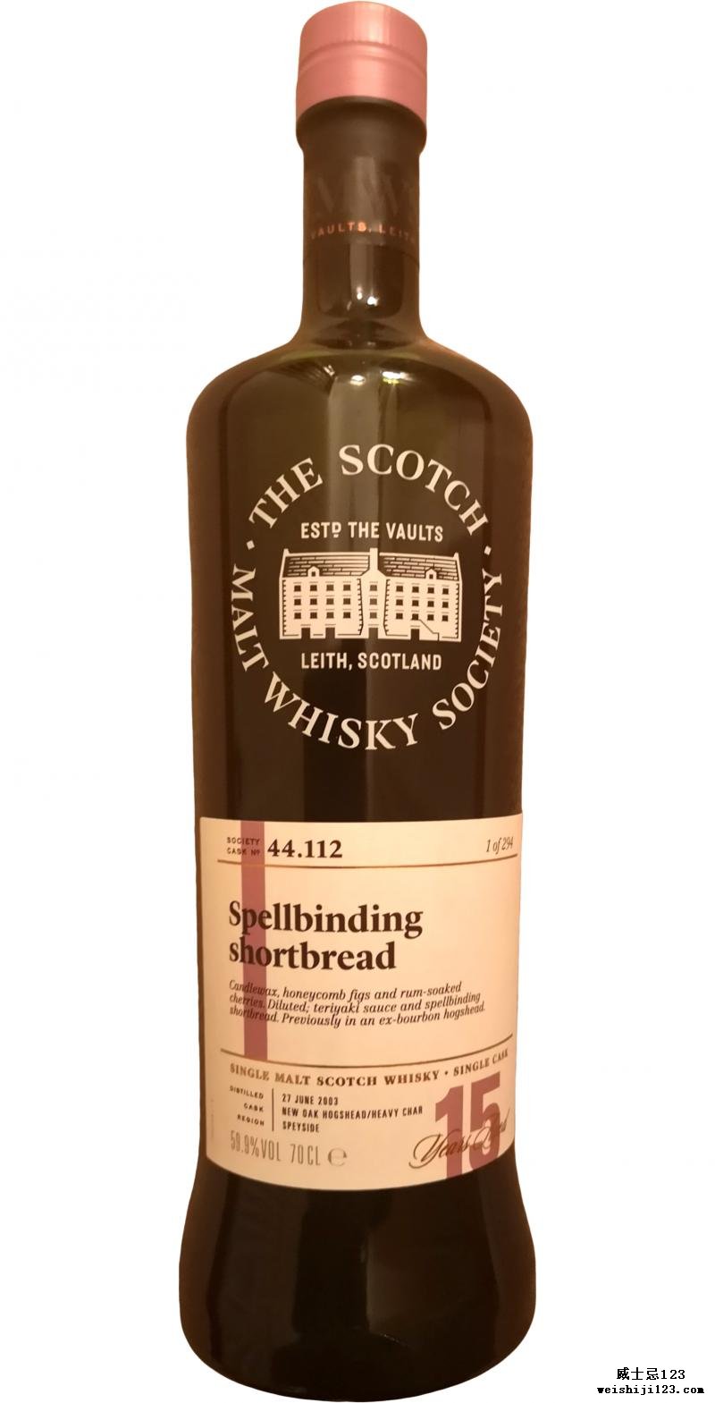 Craigellachie 2003 SMWS 44.112