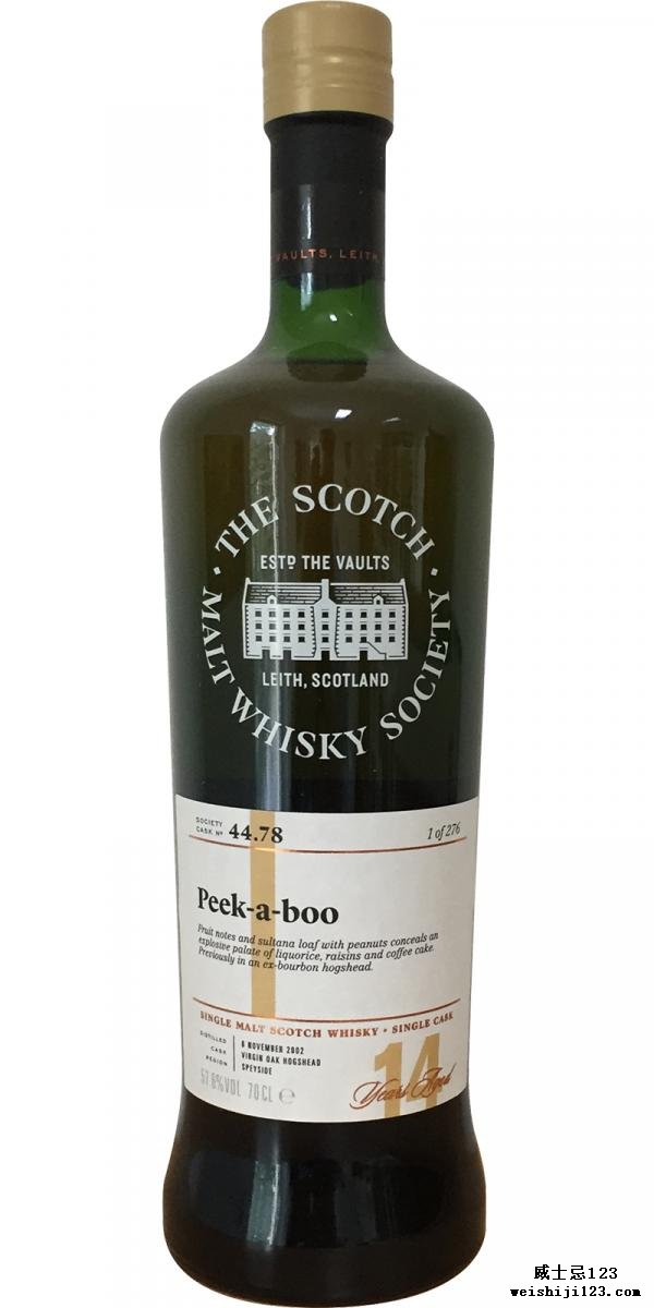 Craigellachie 2002 SMWS 44.78