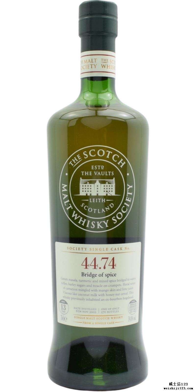 Craigellachie 2002 SMWS 44.74