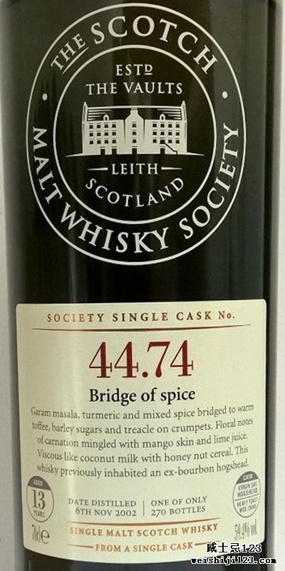 Craigellachie 2002 SMWS 44.74