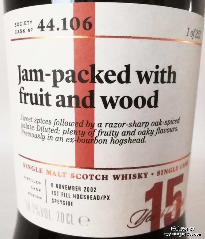 Craigellachie 2002 SMWS 44.106