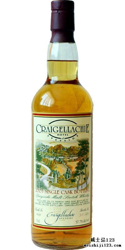 Craigellachie 1982 JD&S