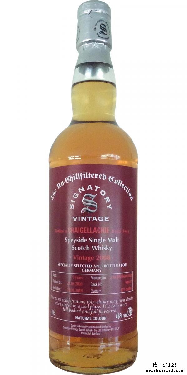 Craigellachie 2008 SV