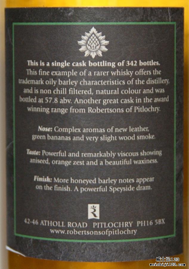 Craigellachie 2007 RoP