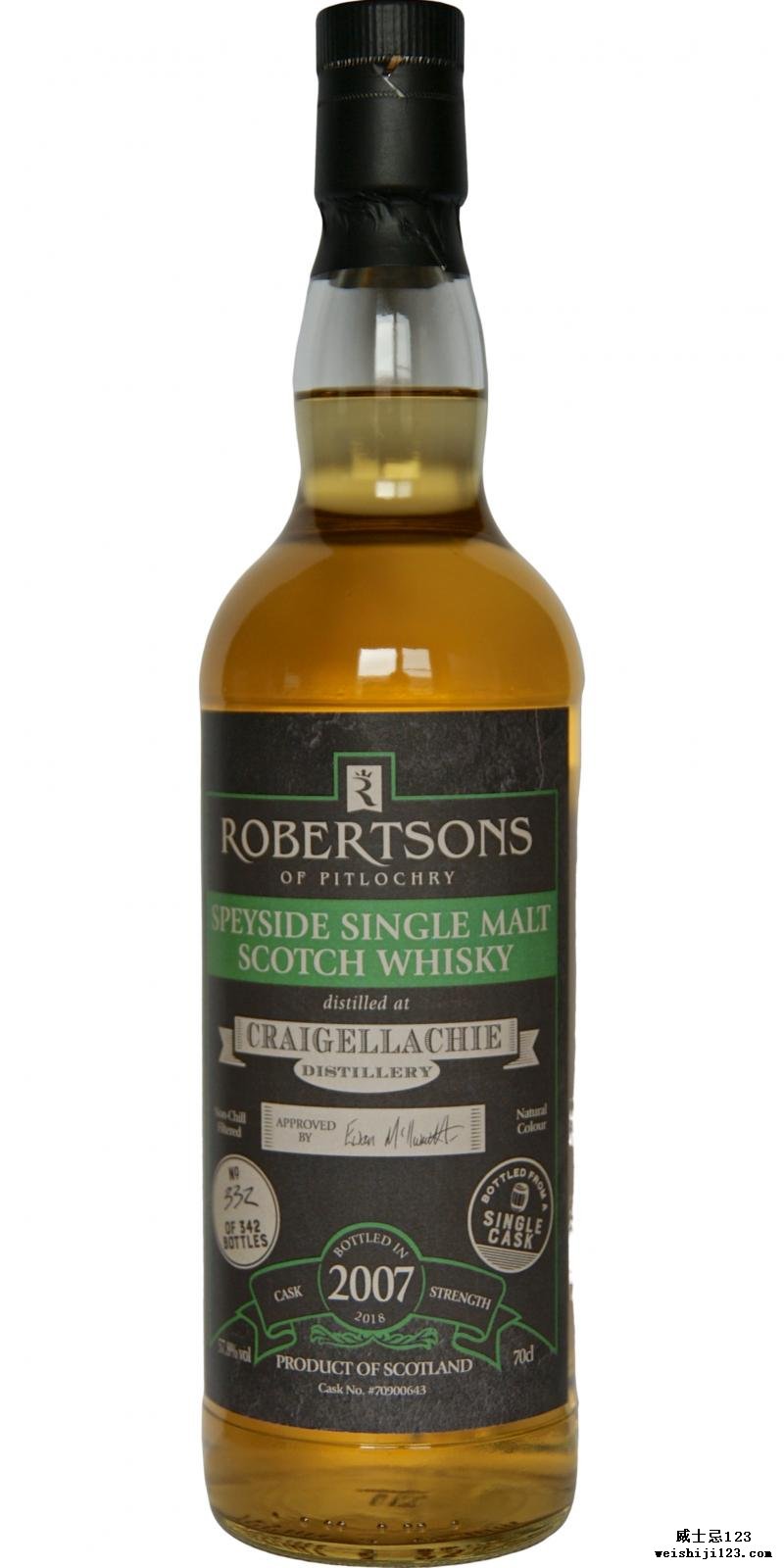 Craigellachie 2007 RoP