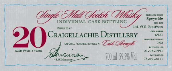 Craigellachie 1991 DR