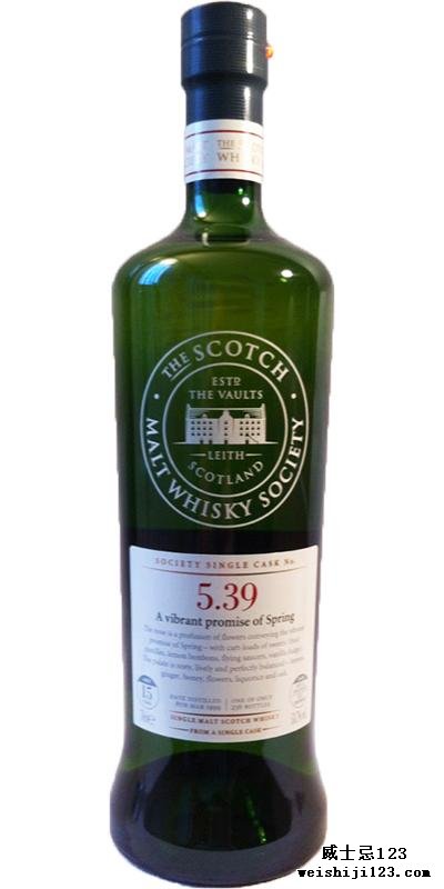 Auchentoshan 1999 SMWS 5.39