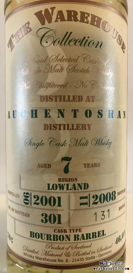 Auchentoshan 2001 WW8