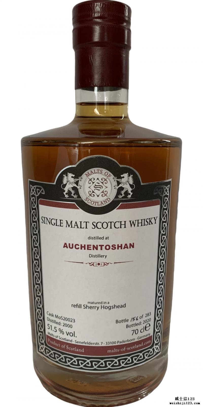 Auchentoshan 2000 MoS