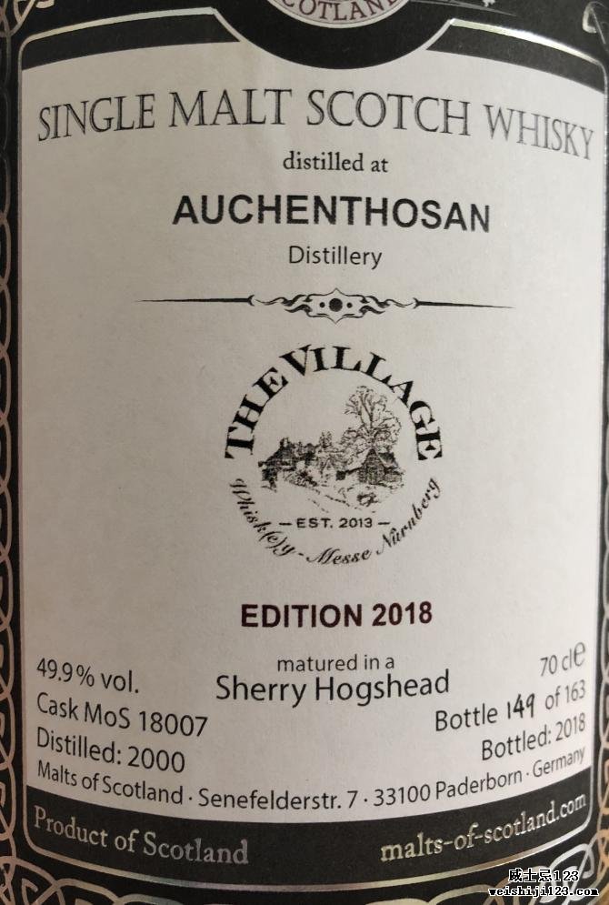 Auchentoshan 2000 MoS