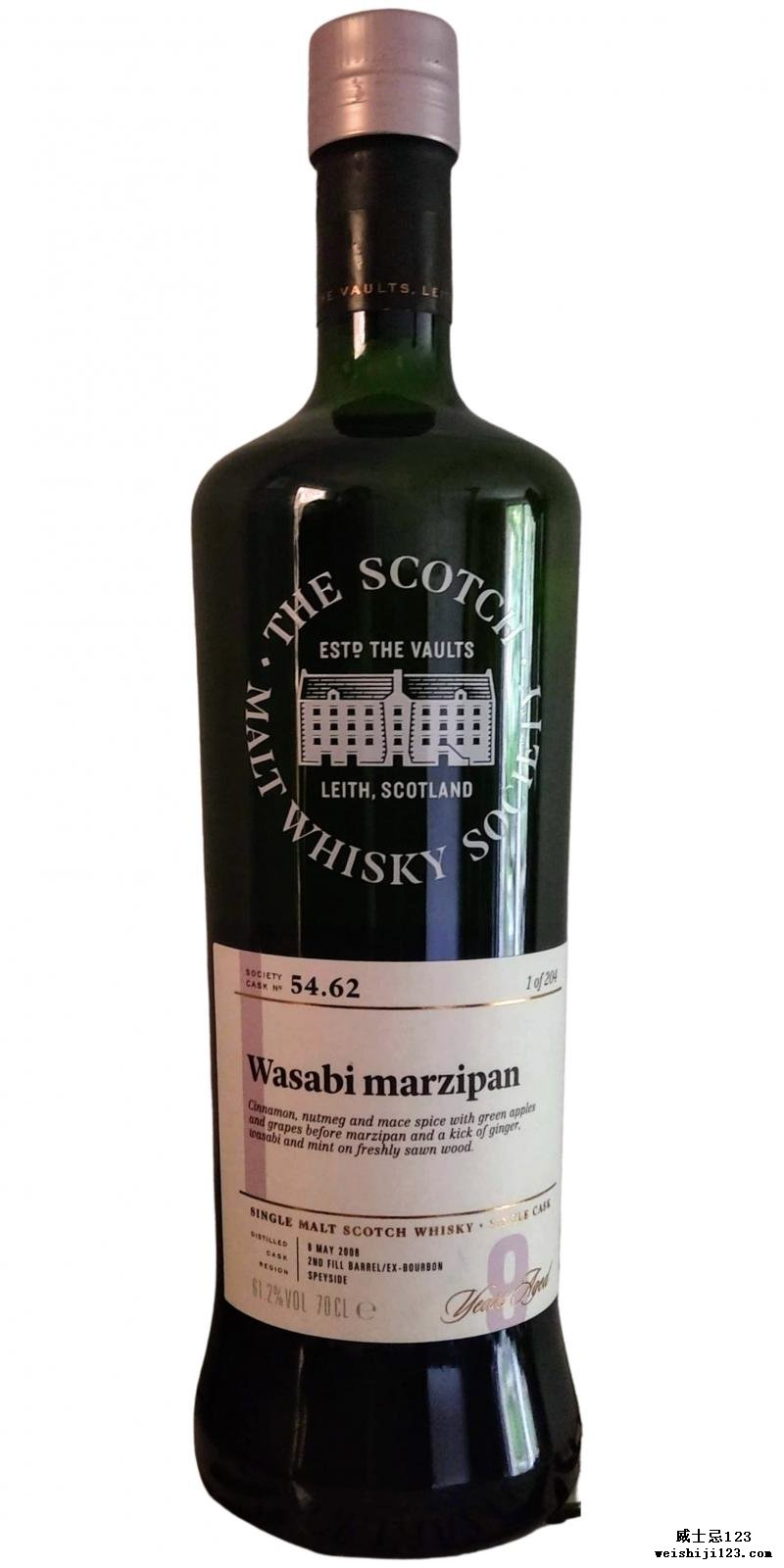 Aberlour 2008 SMWS 54.62