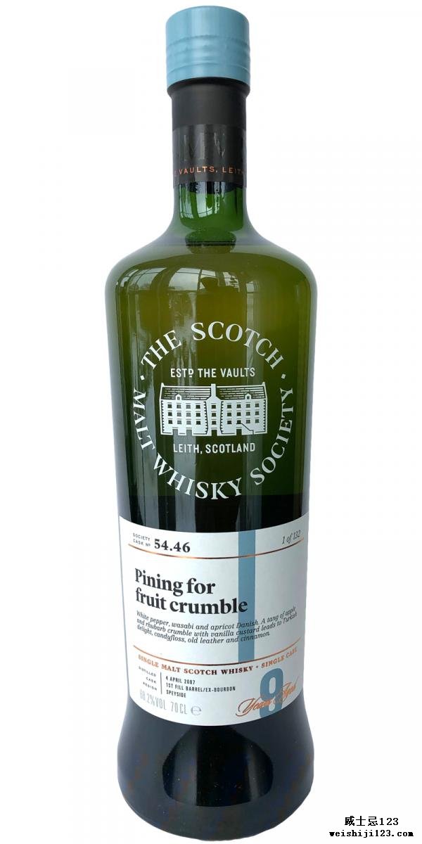 Aberlour 2007 SMWS 54.46