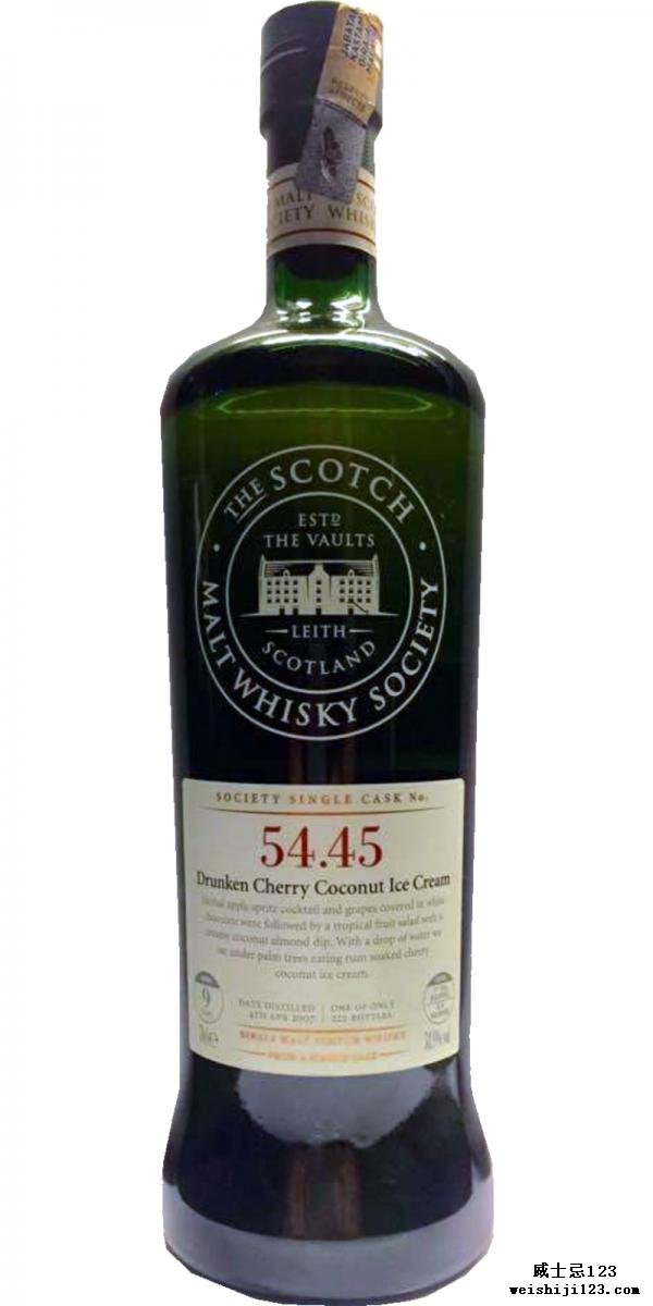 Aberlour 2007 SMWS 54.45