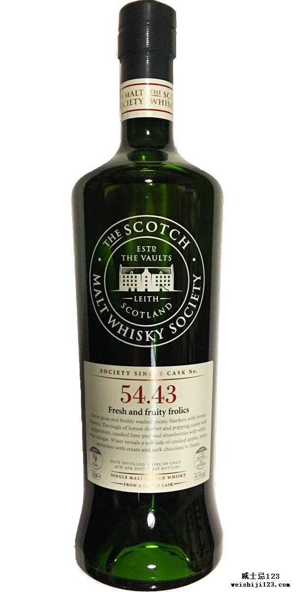 Aberlour 2007 SMWS 54.43