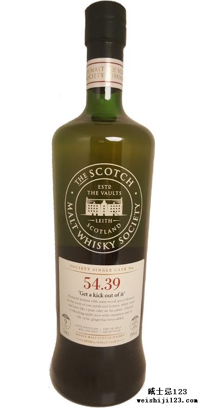 Aberlour 2007 SMWS 54.39