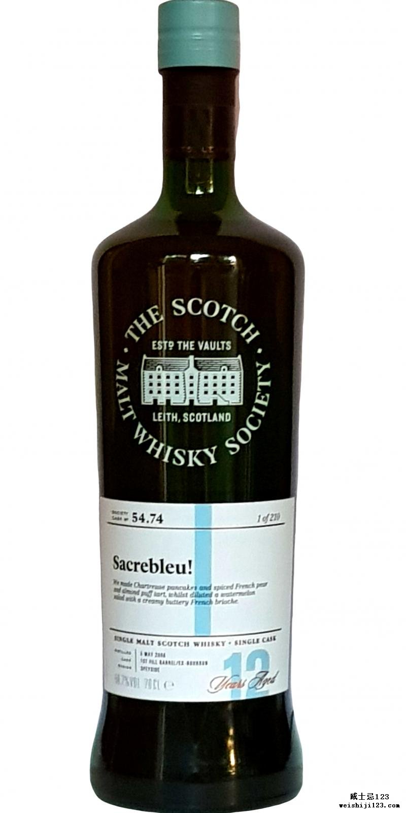 Aberlour 2006 SMWS 54.74