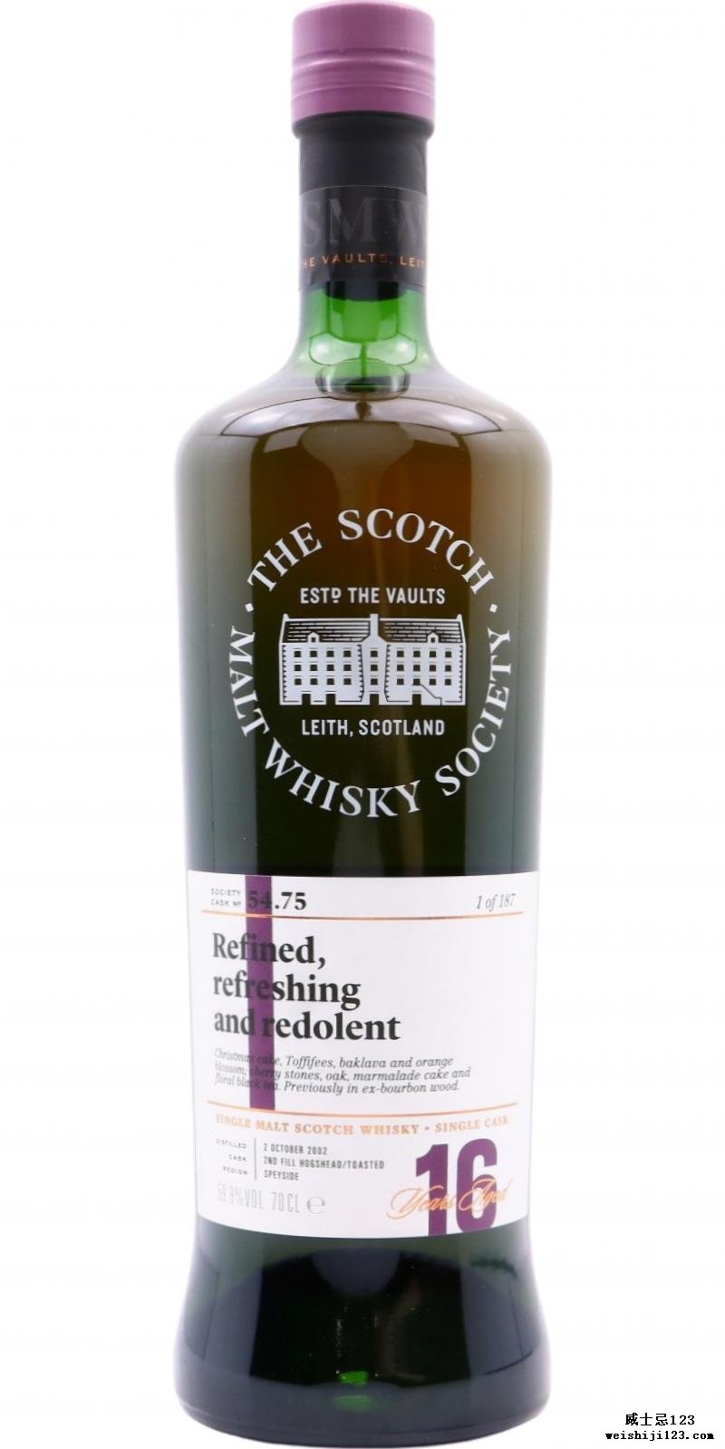 Aberlour 2002 SMWS 54.75