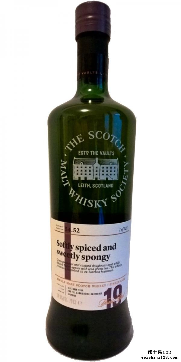 Aberlour 1997 SMWS 54.52