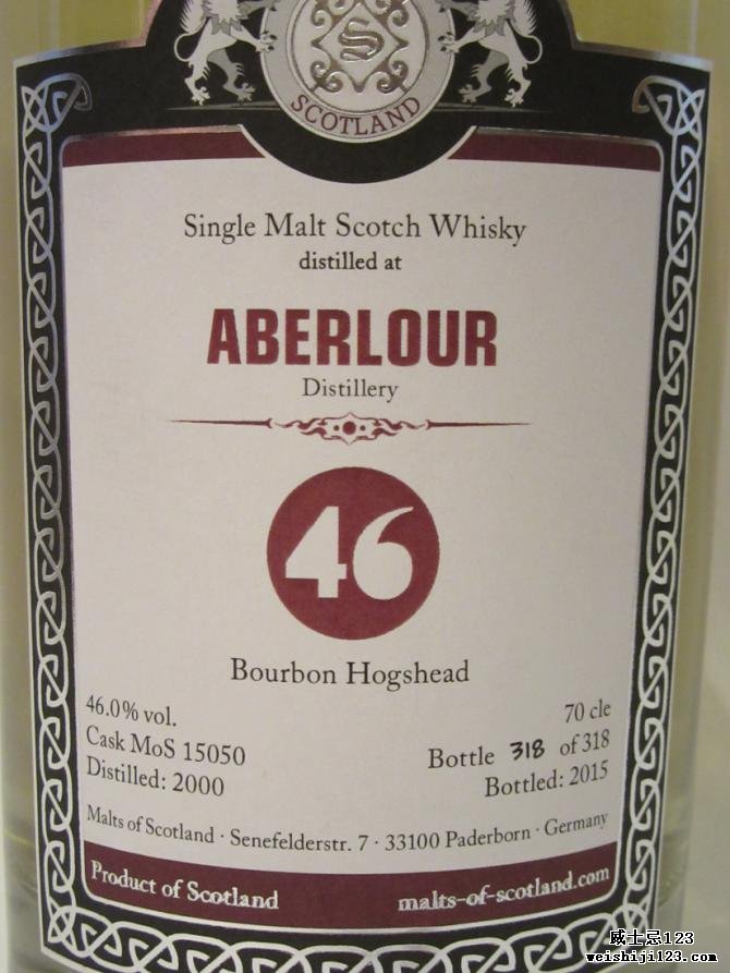 Aberlour 2000 MoS