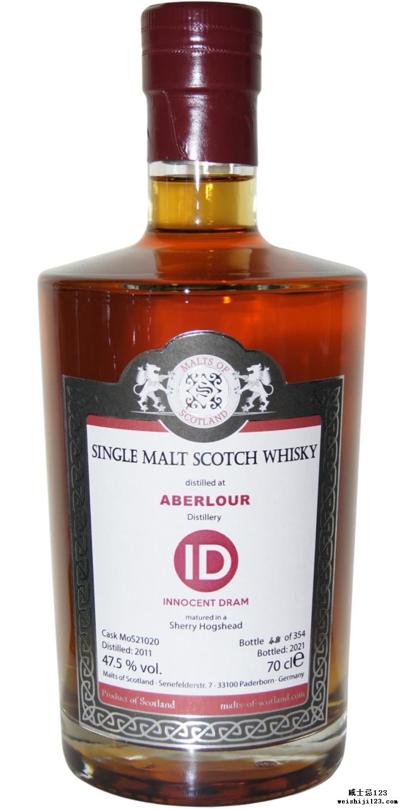 Aberlour 2011 MoS