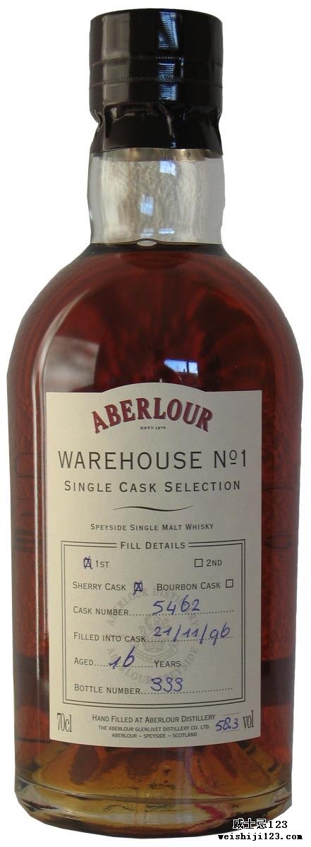 Aberlour 1996 Warehouse No. 1