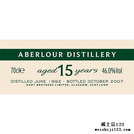 Aberlour 1992 HB