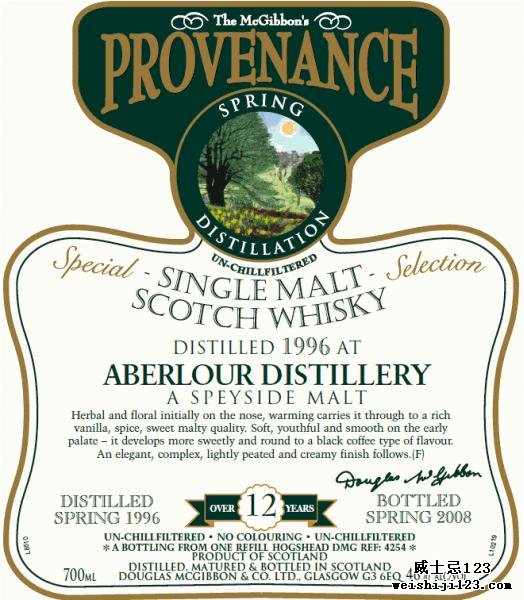 Aberlour 1996 McG