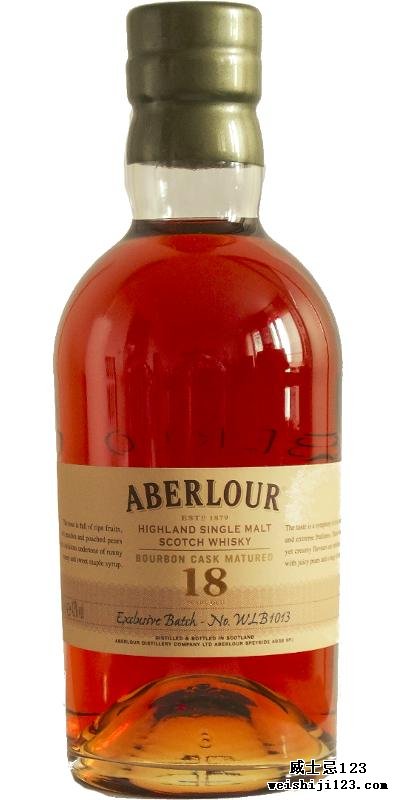 Aberlour 18-year-old Bourbon