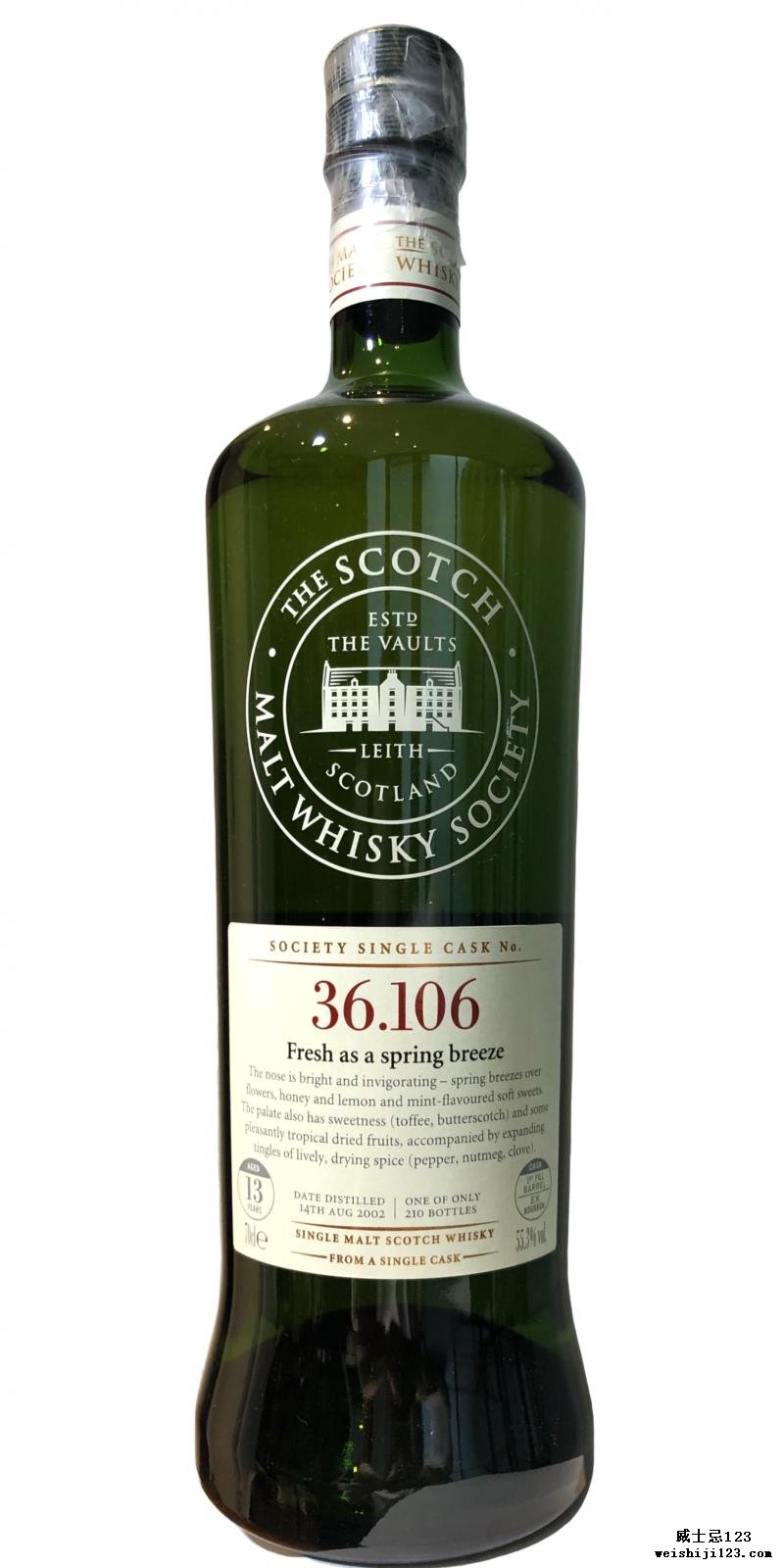 Benrinnes 2002 SMWS 36.106