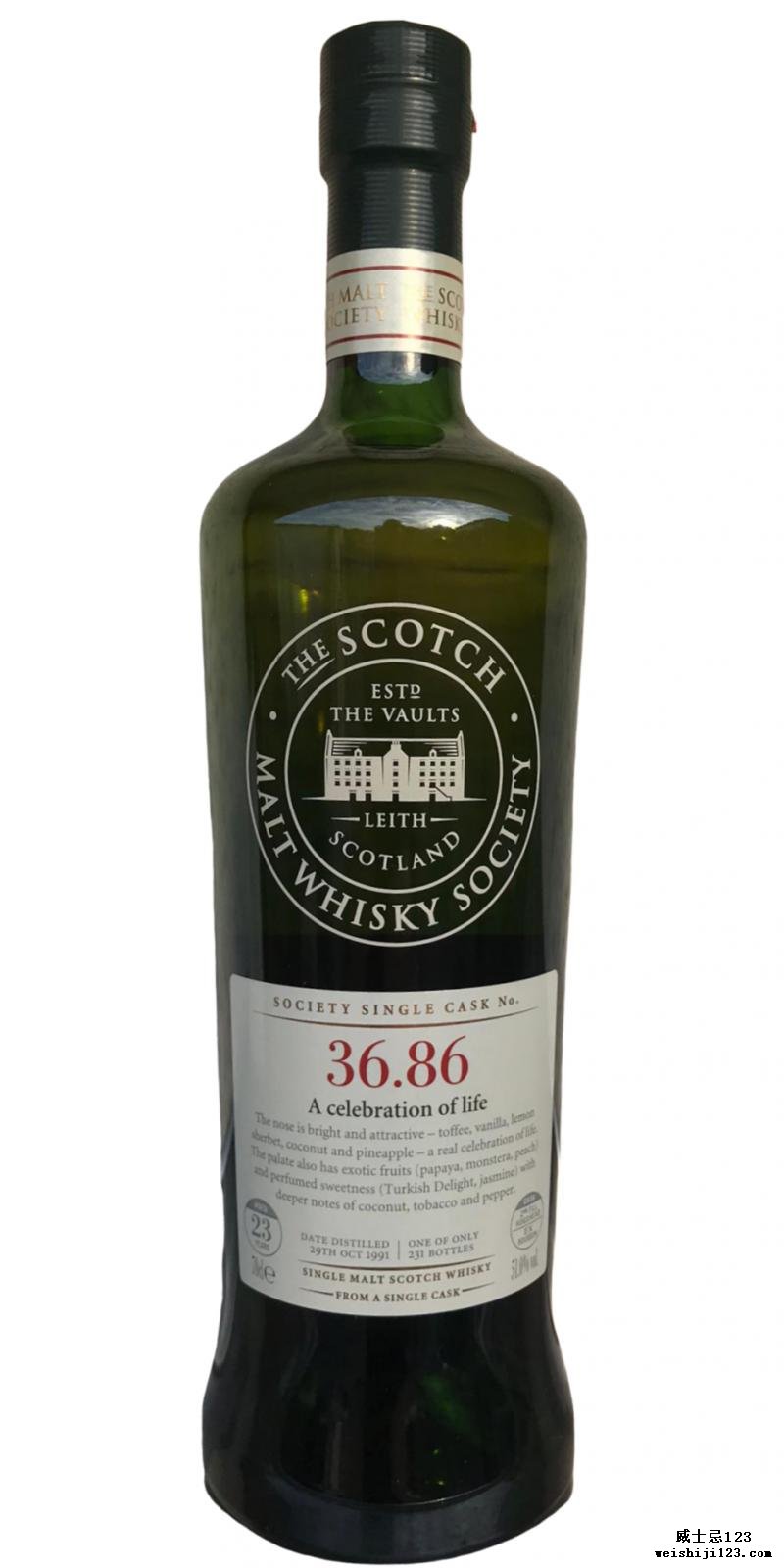 Benrinnes 1991 SMWS 36.86