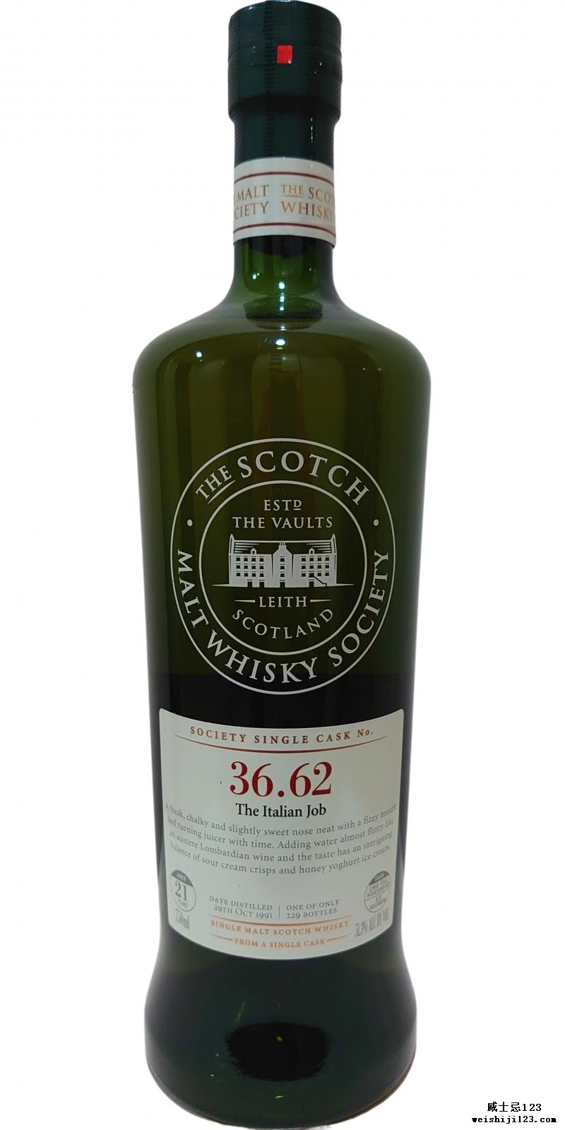 Benrinnes 1991 SMWS 36.62