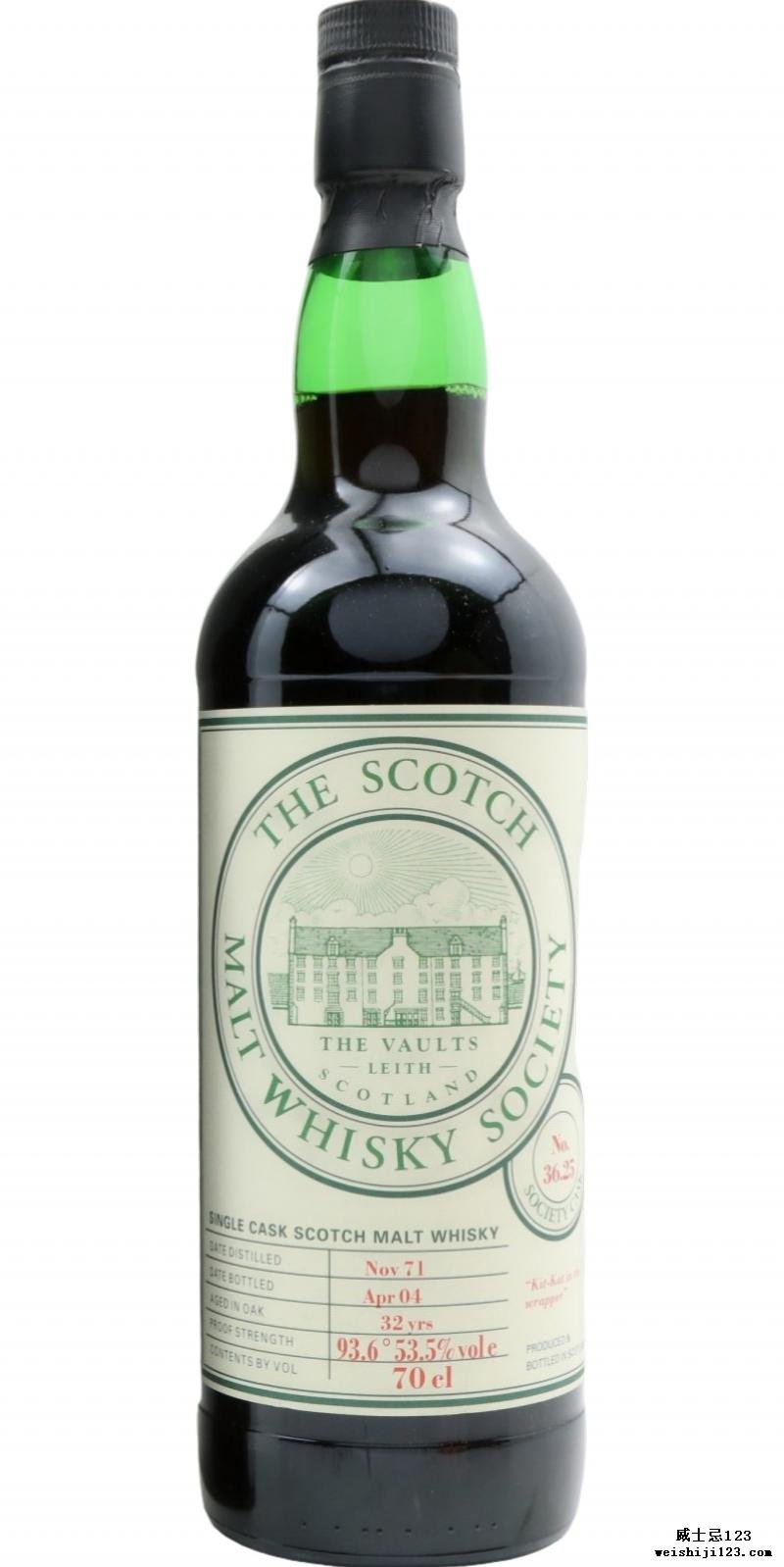 Benrinnes 1971 SMWS 36.25