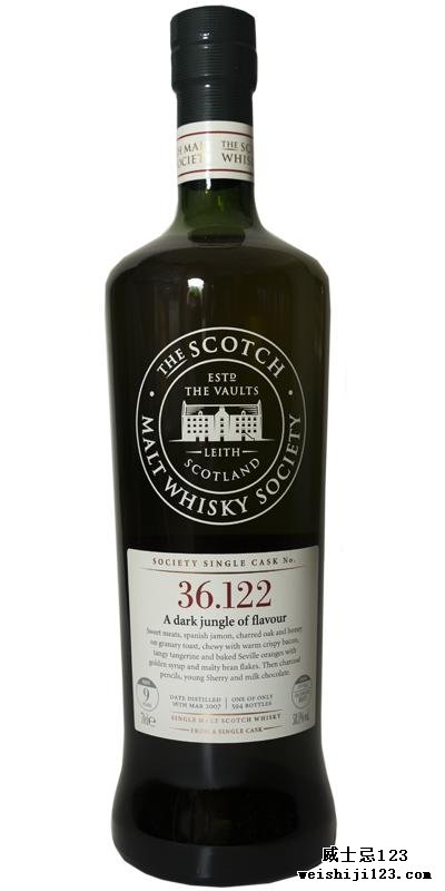 Benrinnes 2007 SMWS 36.122