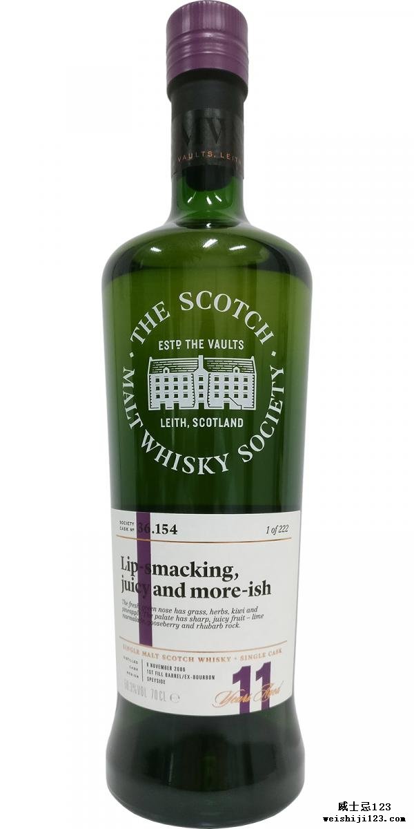 Benrinnes 2006 SMWS 36.154