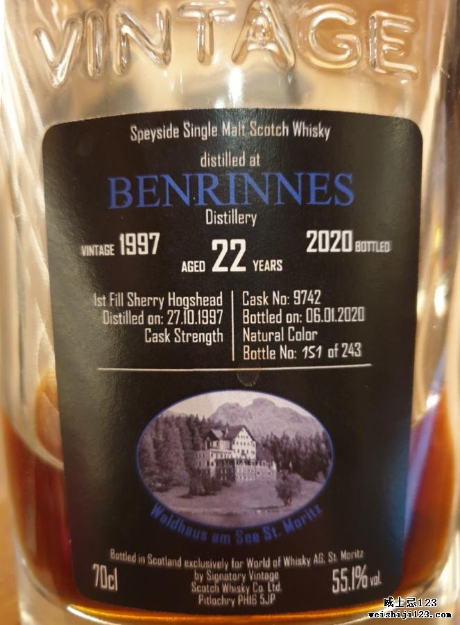 Benrinnes 1997 SV