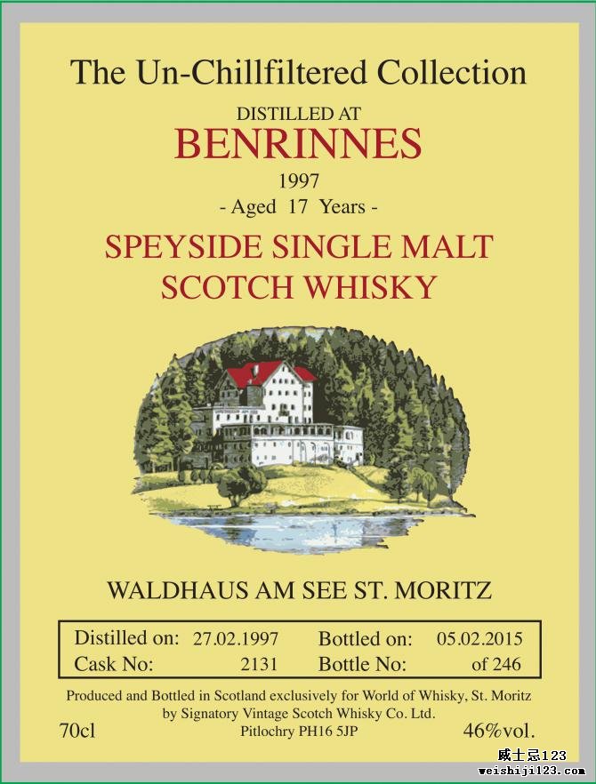 Benrinnes 1997 SV