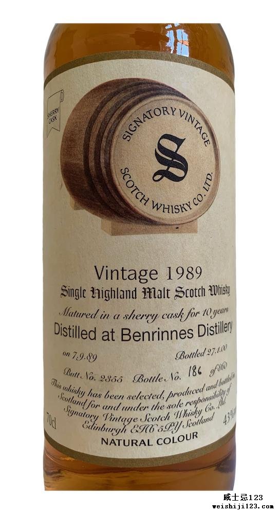 Benrinnes 1989 SV