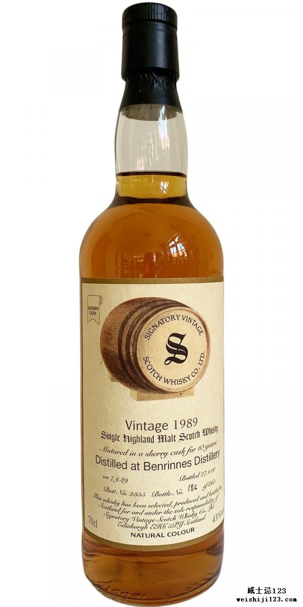 Benrinnes 1989 SV